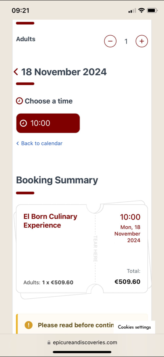 Epicure & Discoveries mobile