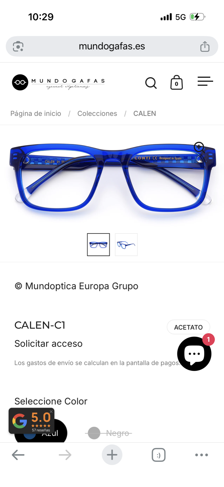 Mundo Gafas mobile